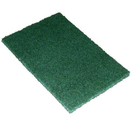 6" x 9" Green General Purpose Hand Pad - Erno 26103