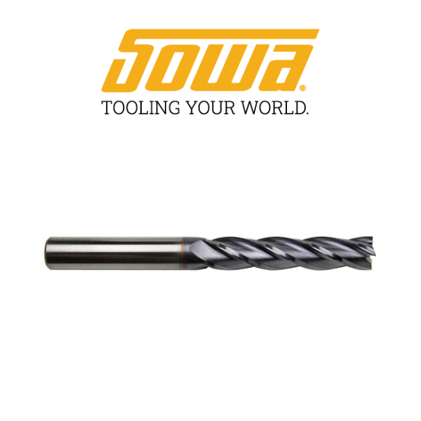 1/2" 4 Flute Long Length Carbide End Mill TiAIN - GS Tooling 102934