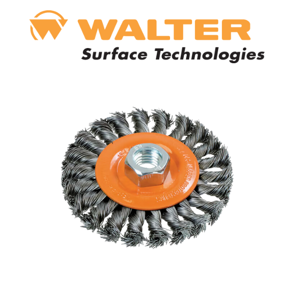 4" Knotted Wire Wheel Brush - Walter 13-L 404
