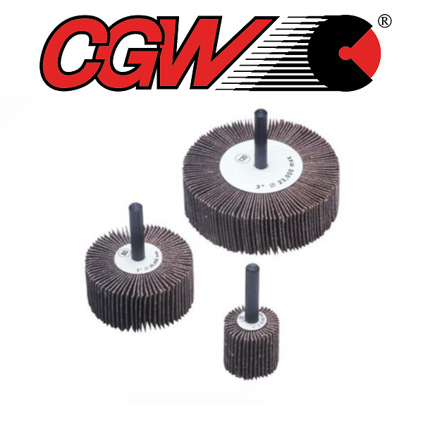 1" x 1" x 1/4" 40 Grit Flap Wheel - CGW 39907