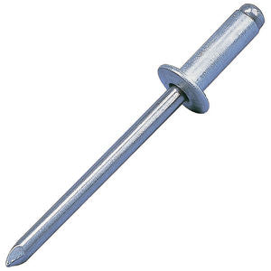 1/4" x .975" (.626" - .750" Grip) Dome Head Steel Rivet Pt# 183017
