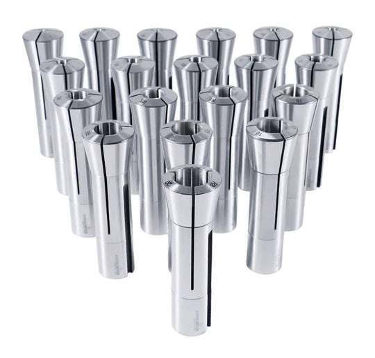 Metric R8 Precision Grade Collet Set (19pcs) - Accusize 0200-0831
