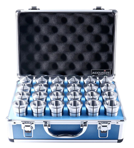 3-26mm 5C Precision Round Collet Set (24pcs) - Accusize 0200-5552