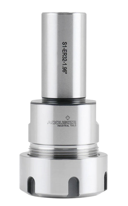 1" Straight Shank ER32 Collet Chuck - Accusize 0223-0214