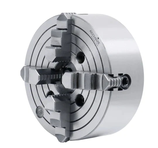 3" 4-Jaw Plain Back Independent Chuck - Accusize 0557-0003