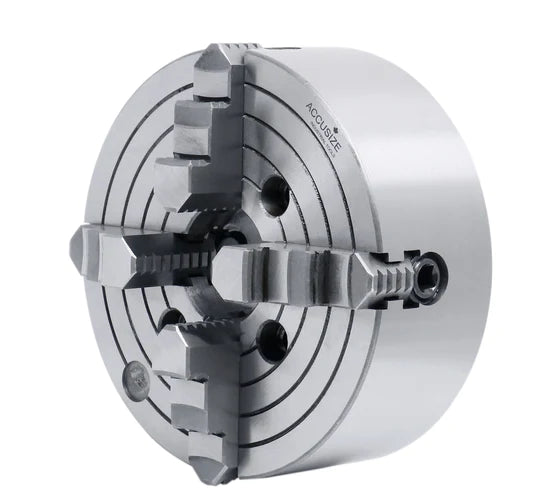 4" 4-Jaw Plain Back Independent Chucks - Accusize 0557-0004