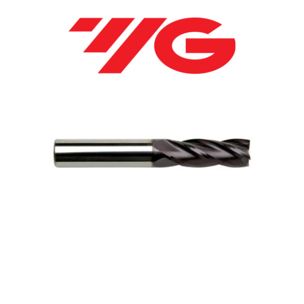 1/2" 4 Flute End Mill HSSCo TiCN - YG-1 07321CC