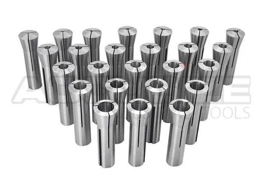 R8 Precision Grade Collet Set (25pcs) - Accusize 0200-0830