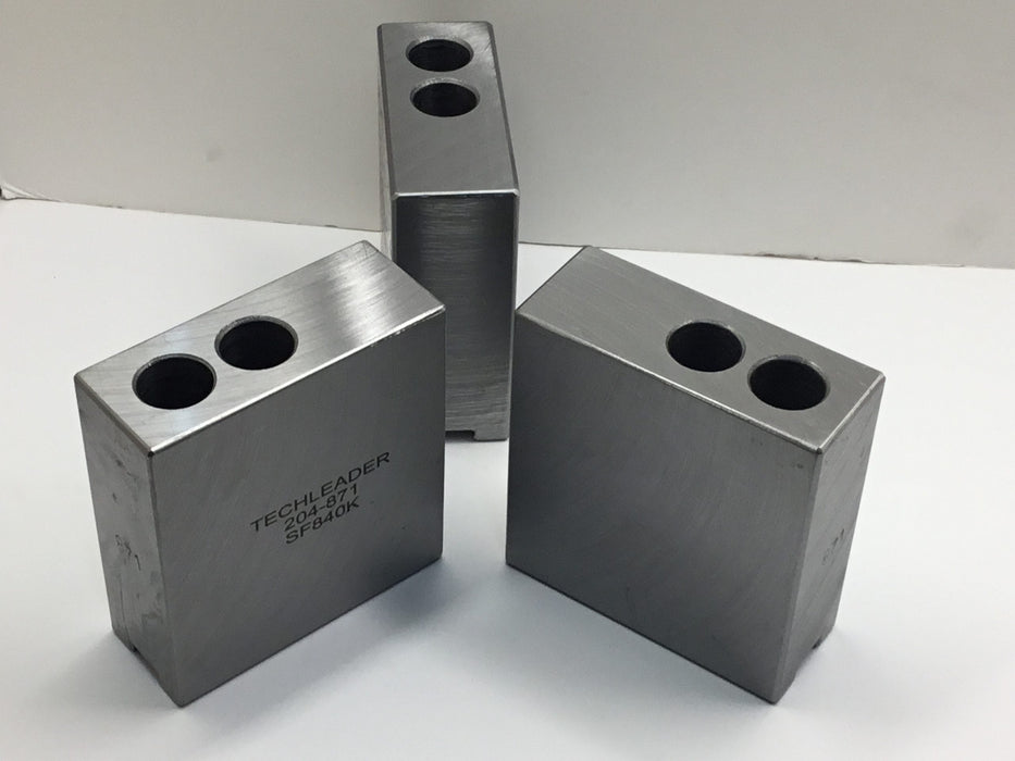 10" Kitagawa-Style Soft Jaw 4" Height (3pc Set) - Techleader