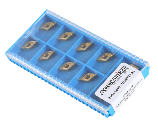 DCMT21.51 C5 TiN Carbide Insert - Accusize 2104-1010