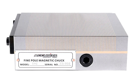 6" x 6" Fine Pole Magnetic Chuck - Accusize 2720-1000