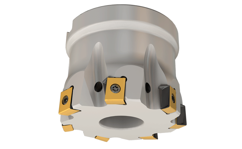 2-1/2" 90 Degree Face Mill - Iscar T490 FLN D2.50-6-1.0-08