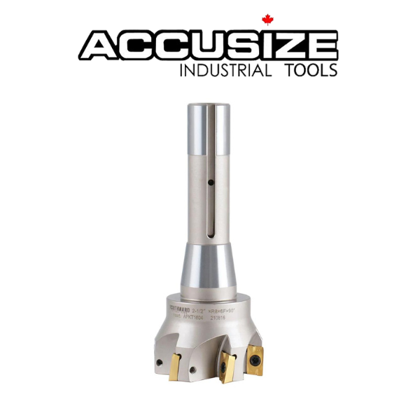 2-1/2" 90 Degree Indexable End Mill (R8 Shank) - Accusize 0028-6907