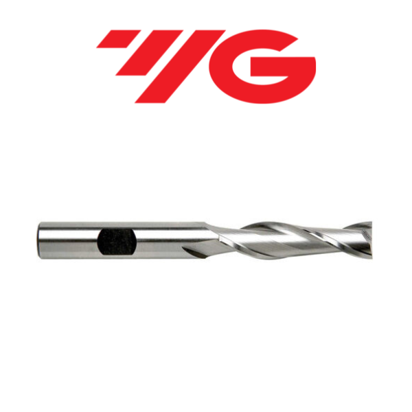 1/4" 2 Flute Long Length End Mill HSSCo - YG-1 02297