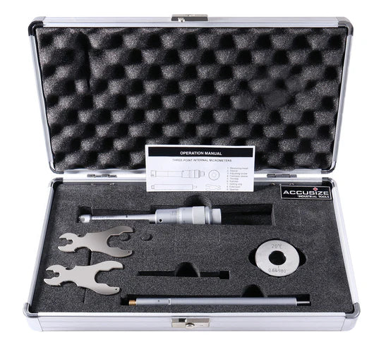 0.65"-0.80" 3-Point Internal Micrometer - Accusize