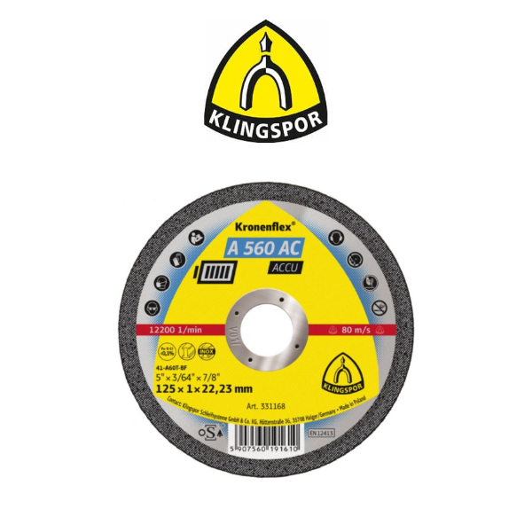 4-1/2" x .045" x 7/8" Cut Off Disc - Klingspor 331167