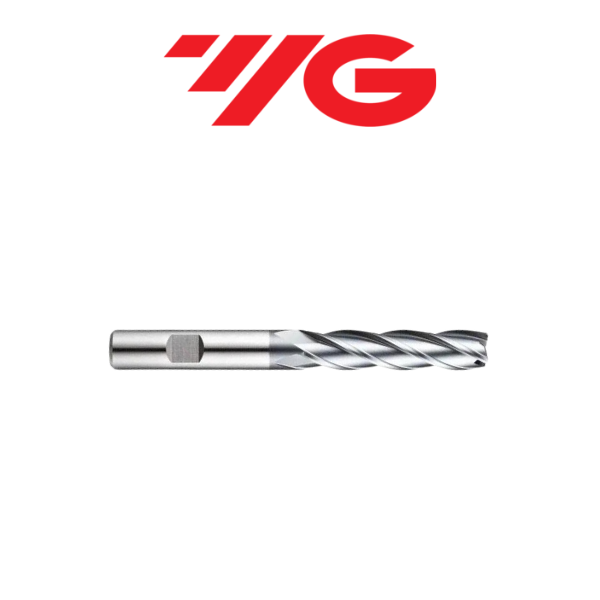 3/8" 4 Flute Long Length HSS End Mill - YG-1 05055