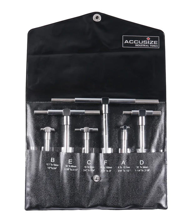 Telescoping Gage Set 5/16" - 6" (6pc Set) Accusize