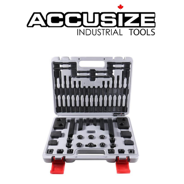 11/16" Table Slot (1/2-13) Steel Clamping Kit 58pcs - Accusize 4230-2627
