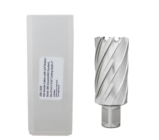 1-5/16" x 2" Annular Cutter HSS - Accusize 2081-2026