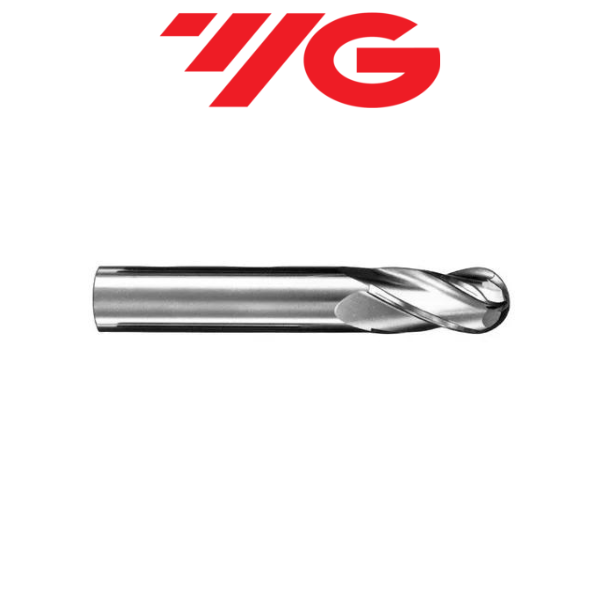 1/4" 4 Flute Ballnose End Mill HSSCo - YG-1 43297