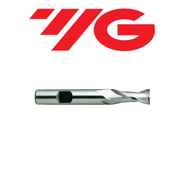 7/16" 2 Flute End Mill HSS - YG-1 01312