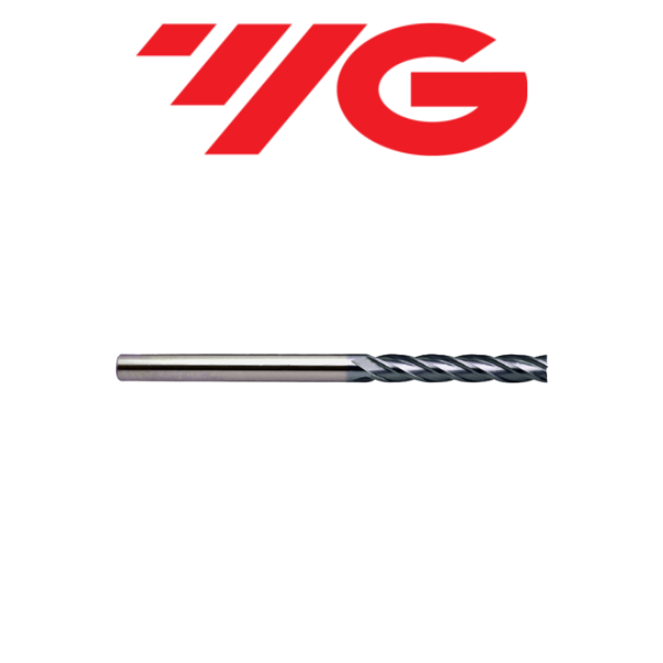 3/8" 4 Flute Extra Long Length Carbide End Mill - YG-1 55584TC