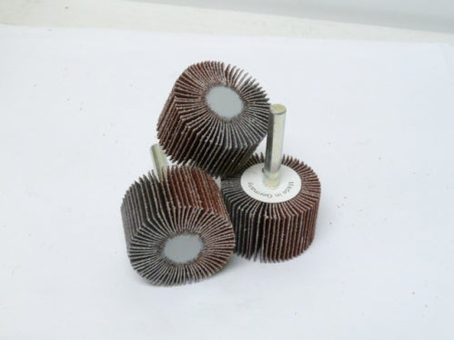 1-1/2" x 1" x 1/4" 320 Grit Flap Wheel - Merit