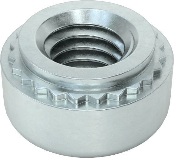 M6 x 1 Pres Fit Nut Zinc Plated (Pkg of 10) - 95185A670