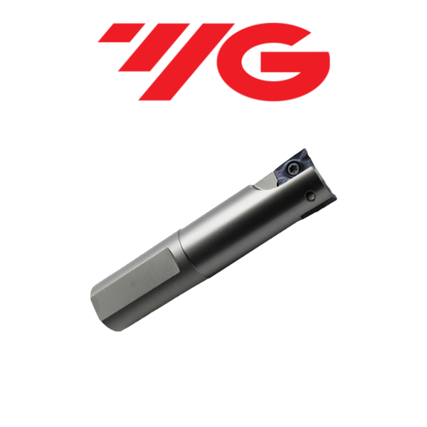 APKT1604 Milling Kit - 1-1/4" Long Length Indexable End Mill w/ 10 Inserts - YG-1 KITEM1.25x1.00-16L
