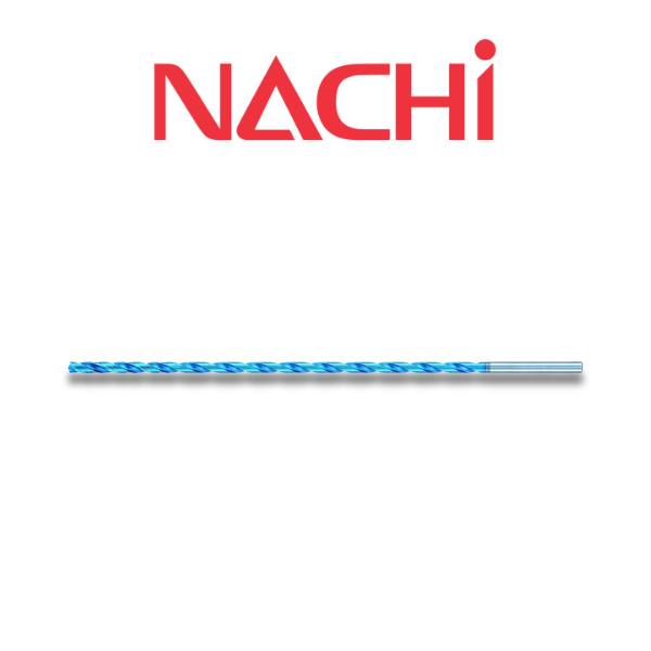 5.4mm Carbide Extra Long Coolant Through Drill Aqua EX Coated - Nachi 0732379