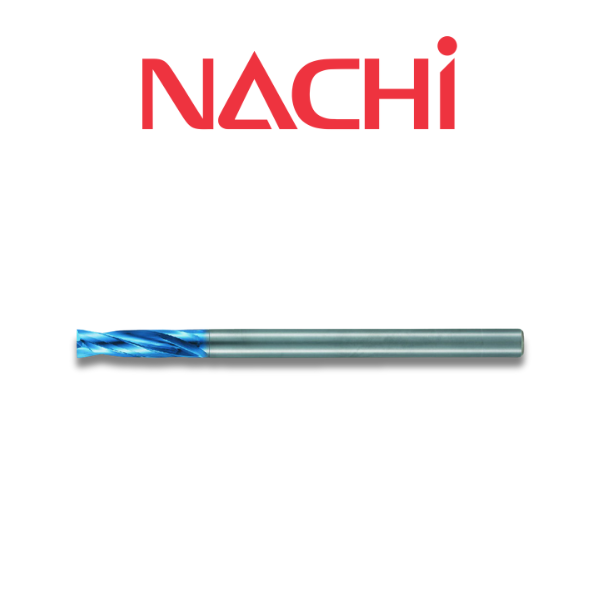 11.2mm Flat Bottom Carbide Long Shank Stub Drill Aqua EX Coated - Nachi 0718525