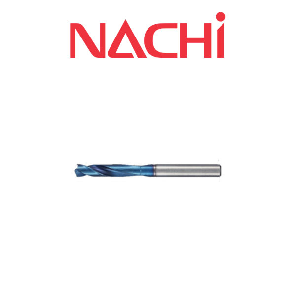 2.0mm Carbide Stub Drill Aqua EX Coated - Nachi 0757376