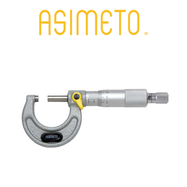 1-2" x .001" Outside Micrometer - Asimeto 7101021