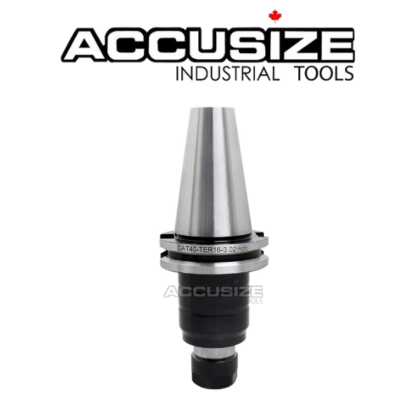 CAT40 x ER16 Floating Collet Chuck (3.020" Gage) - Accusize 0537-5983