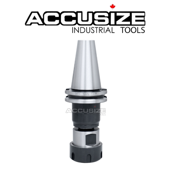 CAT40 x ER32 Floating Collet Chuck (3.543" Gage) - Accusize 0537-5985
