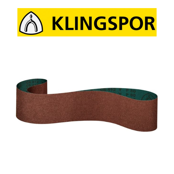 3/4" x 18" 80 Grit CS412 Abrasive Belt - Klingspor