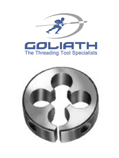 M6 x 0.5 HSS Adjustable Round Die - Goliath Tooling