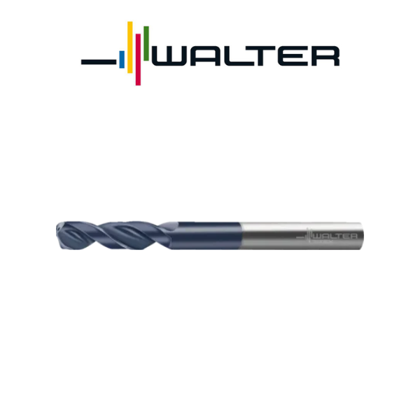 9mm 2 Flute Coolant Through Carbide XD Pilot Drill TiNAI- Walter Titex 5200225
