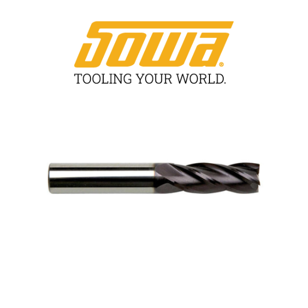 9/16" 4 Flute Carbide End Mill Tialn - Sowa 102850