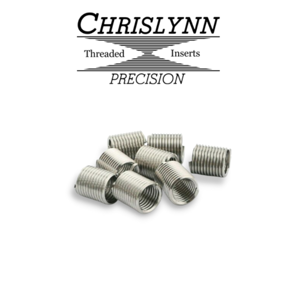 M4 x 0.7 x 10mm Helicoil Thread Insert (Free Running) - Chrislynn 84355