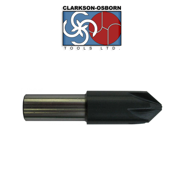 3/4" 6 Flute 82 Degree Countersink HSS - Clarkson Osborn ZD70048