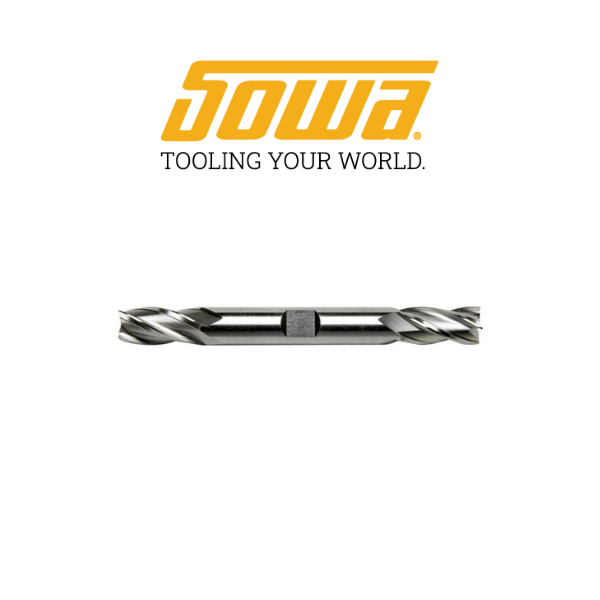 3/8" 4 Flute Double End HSSCo End Mill - Sowa 103383