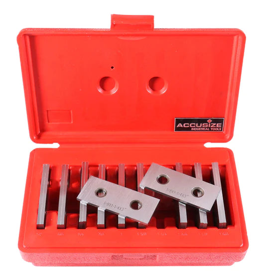 1/8" x 3" 10-pair Parallel Set - Accusize EG10-1403