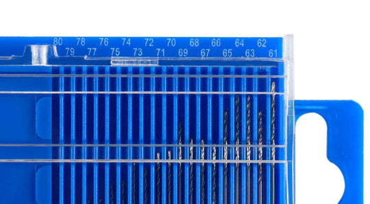 Mini Wire Gauge HSS Drill HSS Set (#61-80) - Accusize