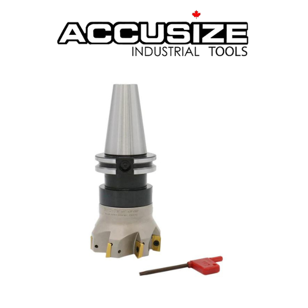 3" 90° Indexable Milling Cutter with CAT40 Holder - Accusize 7104-4518