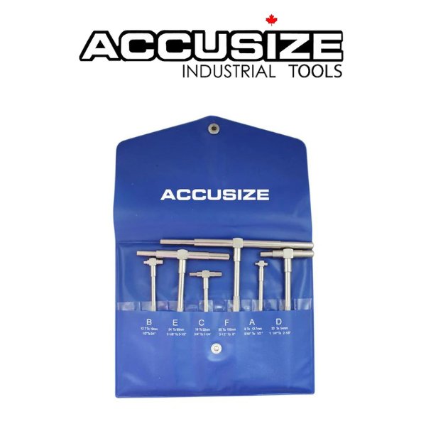 5/16" - 6" Telescoping Gauge Set - Accusize 3602-5011