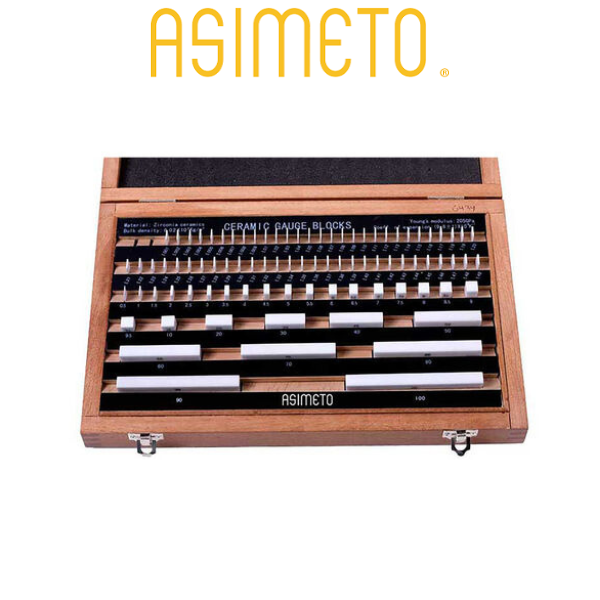 81 pc Steel Grade AS1 Gauge Block Set - Asimeto 7650011