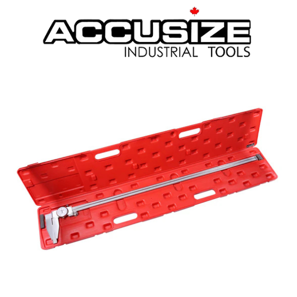 0-40" Heavy-Duty Stainless Steel Dial Caliper - Accusize 1721-0040