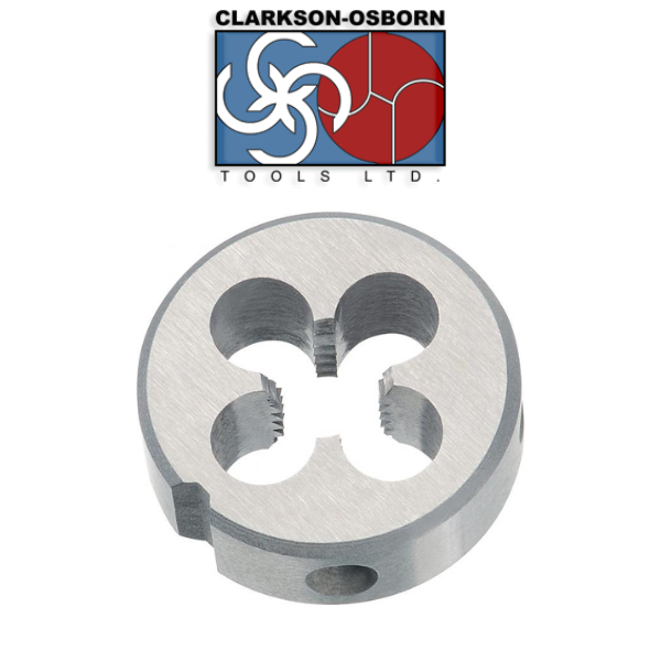 6-32 NC HSS Round Die - Clarkson Osborn TA25006